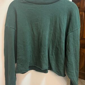 Dark Green Long Sleeve Sweater